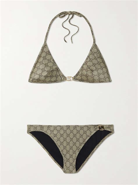 gucci swimsuit fabric|women gucci bikini.